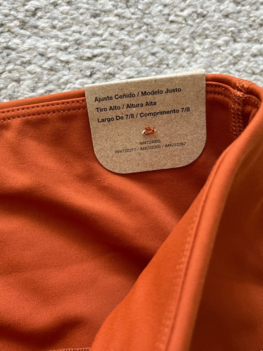 NWT Nike Yoga Rust Orange High-Rise Women’s Leggings Size 2X - Picture 5 of 7